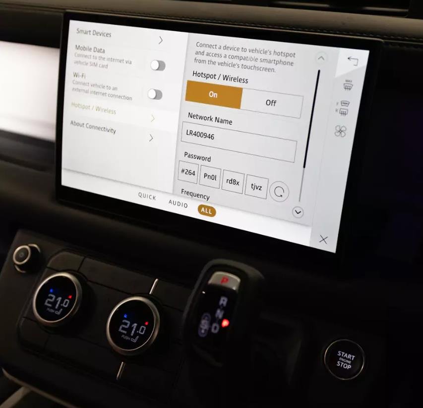 JLR Wifi Hotspot Wireless