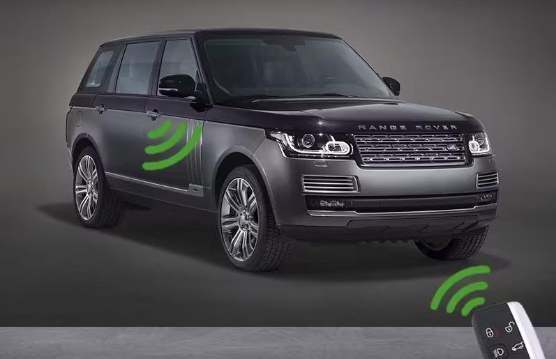 JLR Close to car lock car unlock
