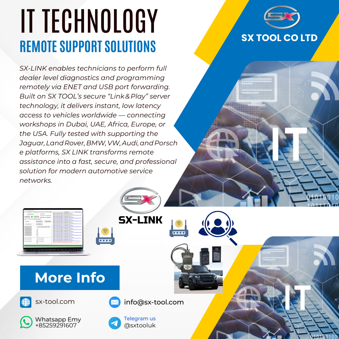 SX-LINK Global Remote Diagnostic Bridge for Professional Workshops DEMO